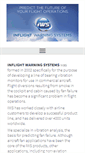 Mobile Screenshot of inflightwarningsystems.com
